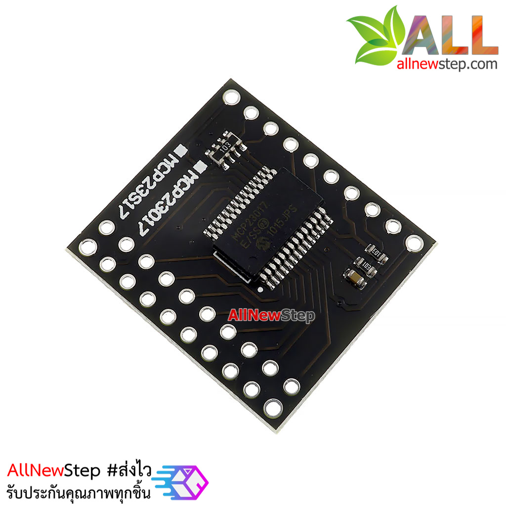 MCP23017 I2C Serial Interface 16-Bit I/O Expander Serial โมดูลขยายขา 16 ขา I/O สำหรับ Arduino เบอร์ MCP23017