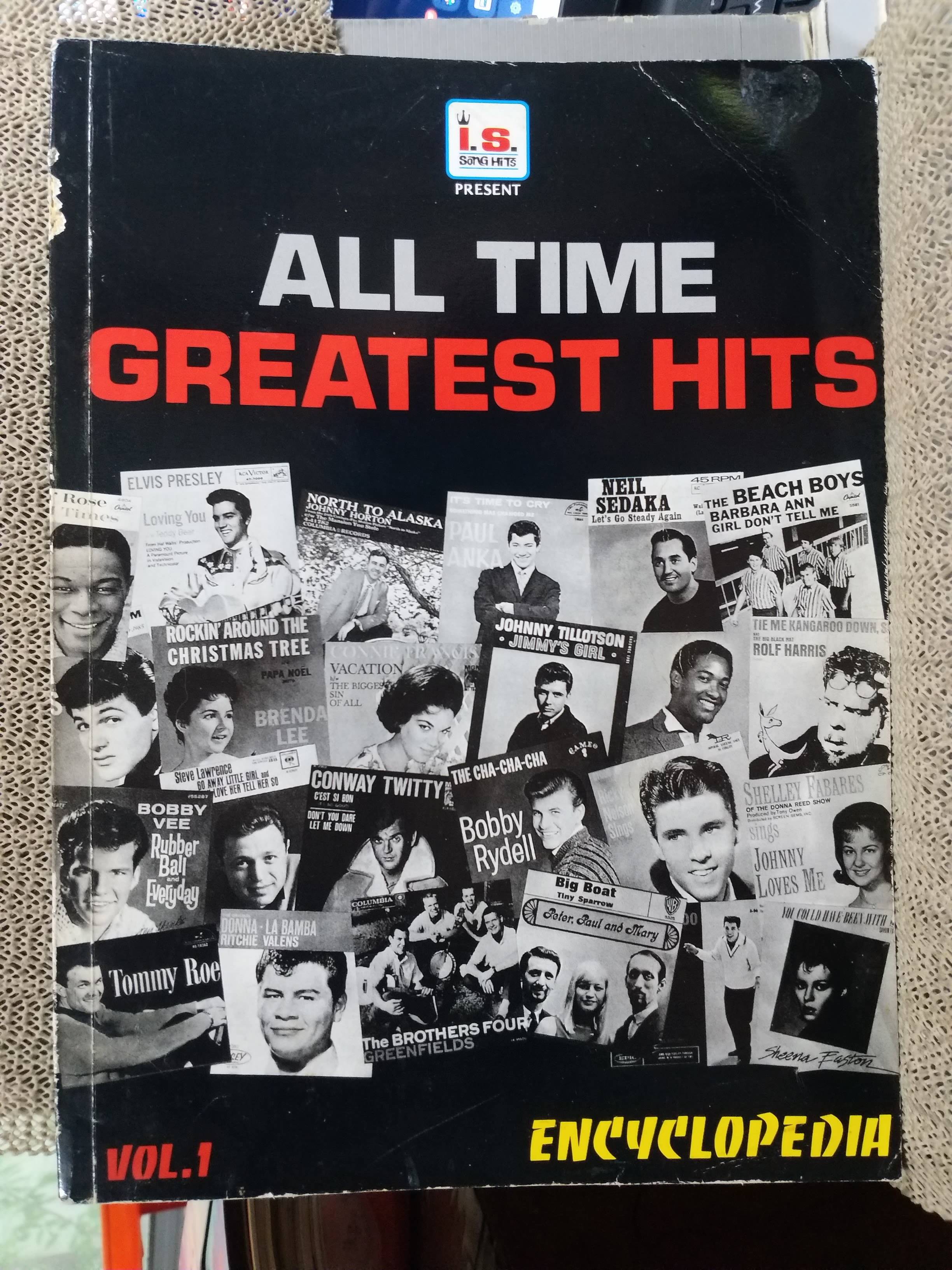 หนังสือเพลงพร้อมคอร์ดกีตาร์ All Time Greatest Hits Volume 1 / I.S. SONGHITS