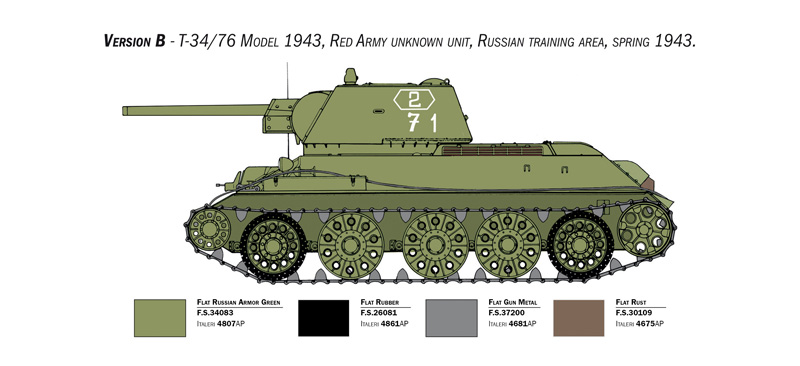1/35 T-34/76 Model 1943 Early Version Premium Edition
