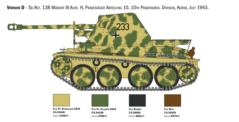 1/35 Marder III Ausf. H Sd. Kfz.138