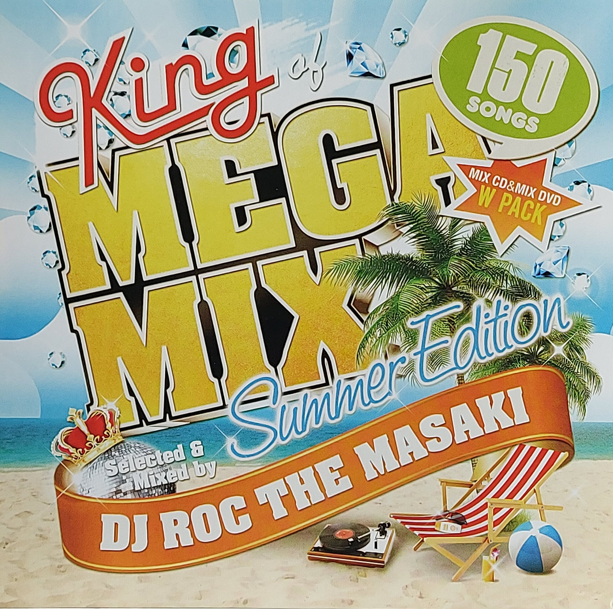 Used CD+DVD,KING of MEGAMIX Summer Edition DJ Roc The Masaki (A)(Various Artists)(2011)(Japan)