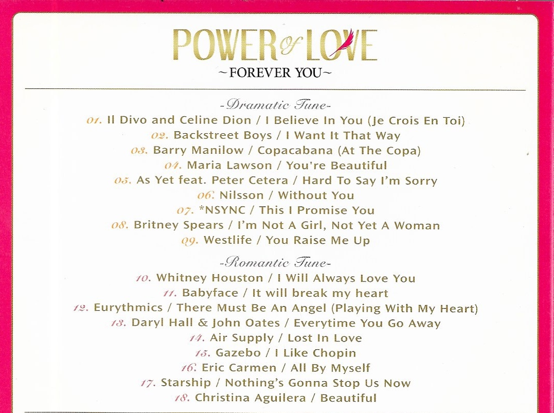 Used CD,kiss Presents Power of Love Forever You (A+)(Various Artists)(2007)(Japan)
