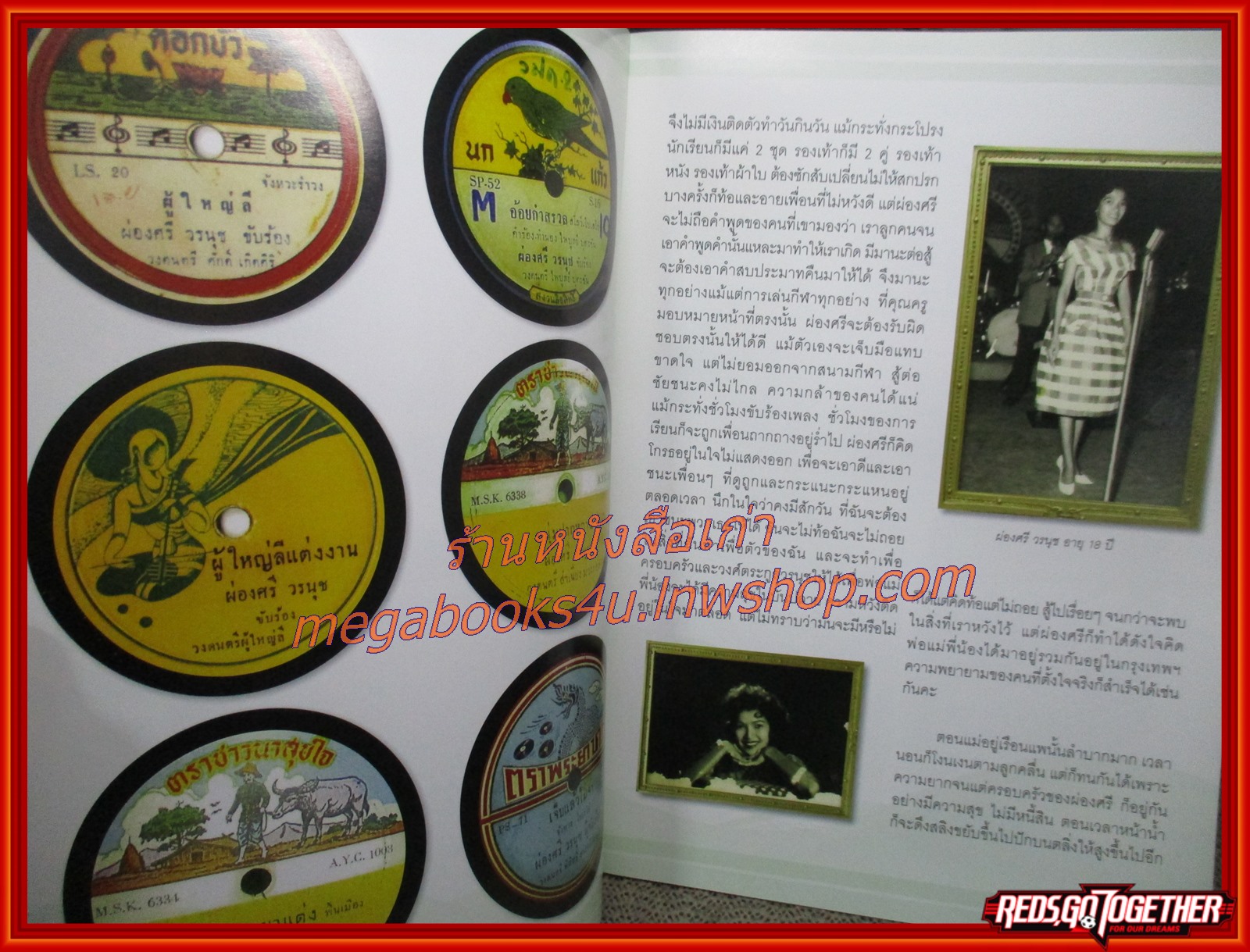 หนังสือที่ระลึก จากวันนั้นถึงวันนี้ ผ่องศรี วรนุช