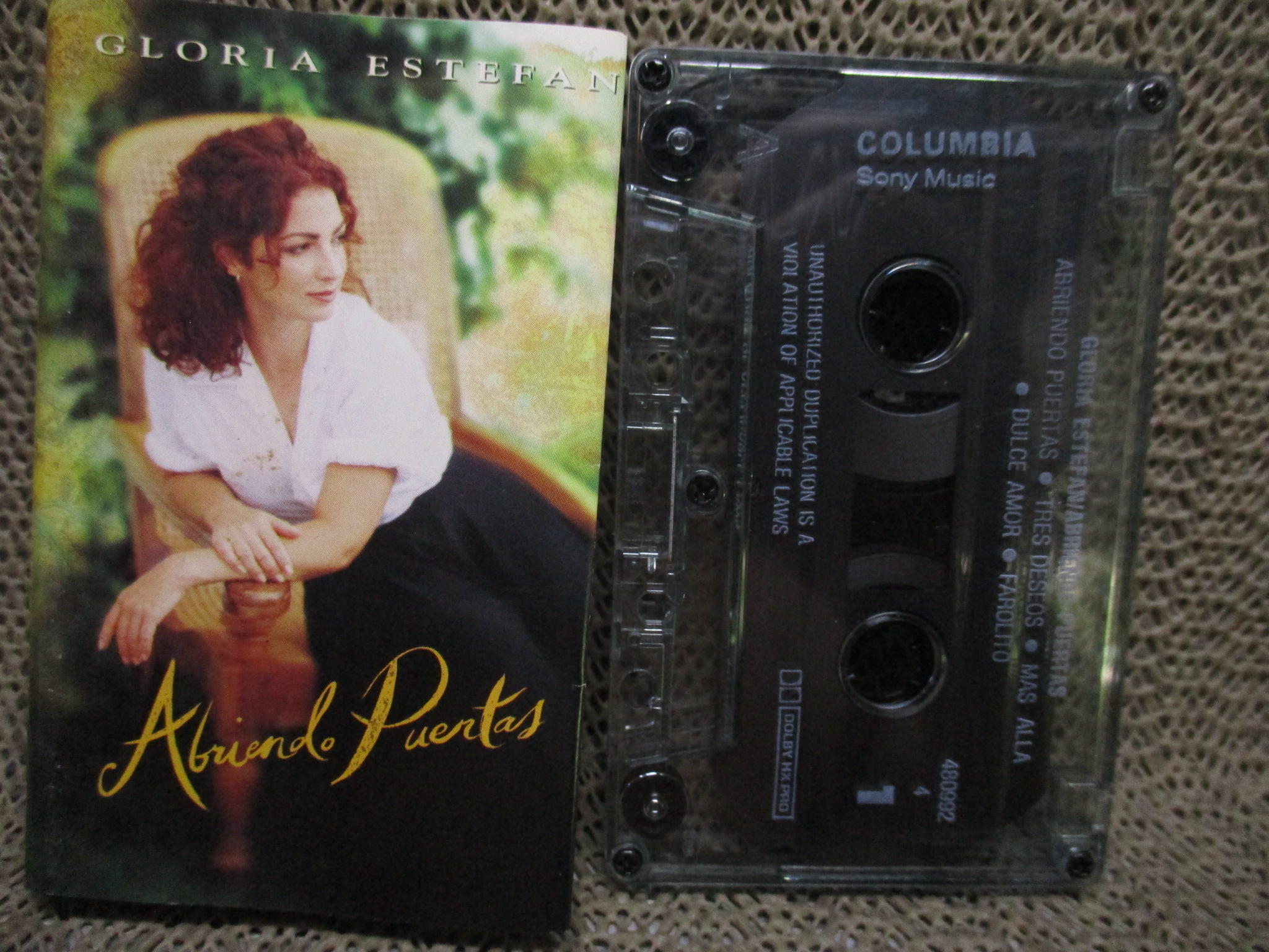 เทปเพลงสากล Gloria Estefan - Abriendo Puertas.