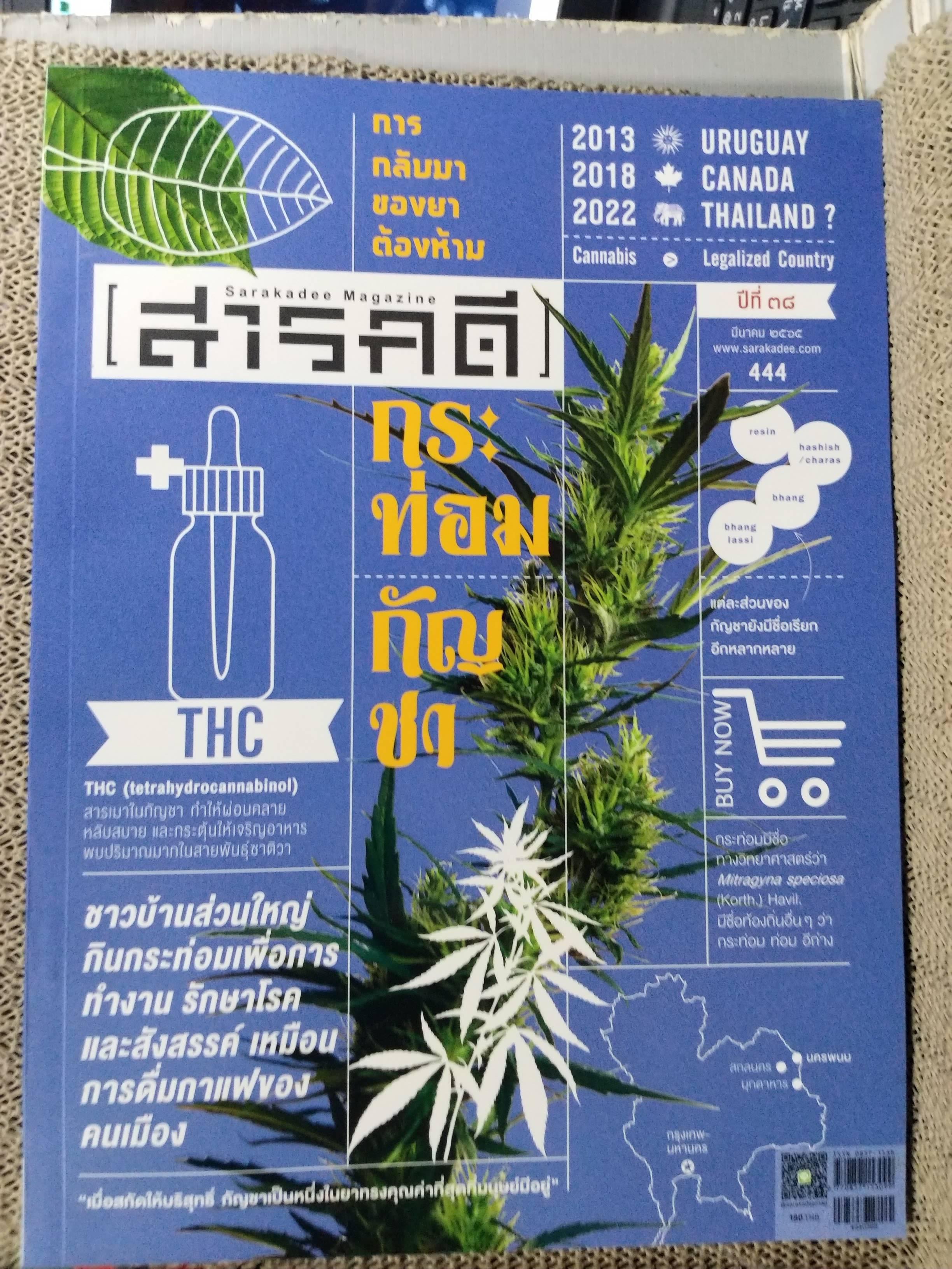 นิตยสารสารคดี ฉบับที่444 ปี2565 กระท่อม กัญชา / พันธ์กระท่อม กัญชา
