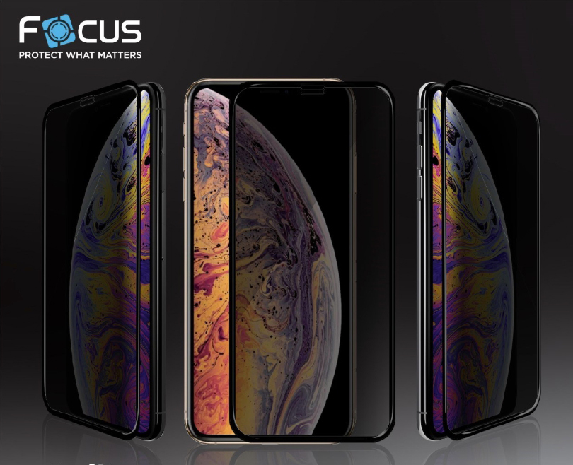 Focus ฟิล์มกระจก กันคนมอง ใส ด้าน เต็มจอ Privacy ใช้สำหรับ iPhone 17 Pro Max Air 16 Plus 15 14 13 12 11 ใบกำกับภาษี