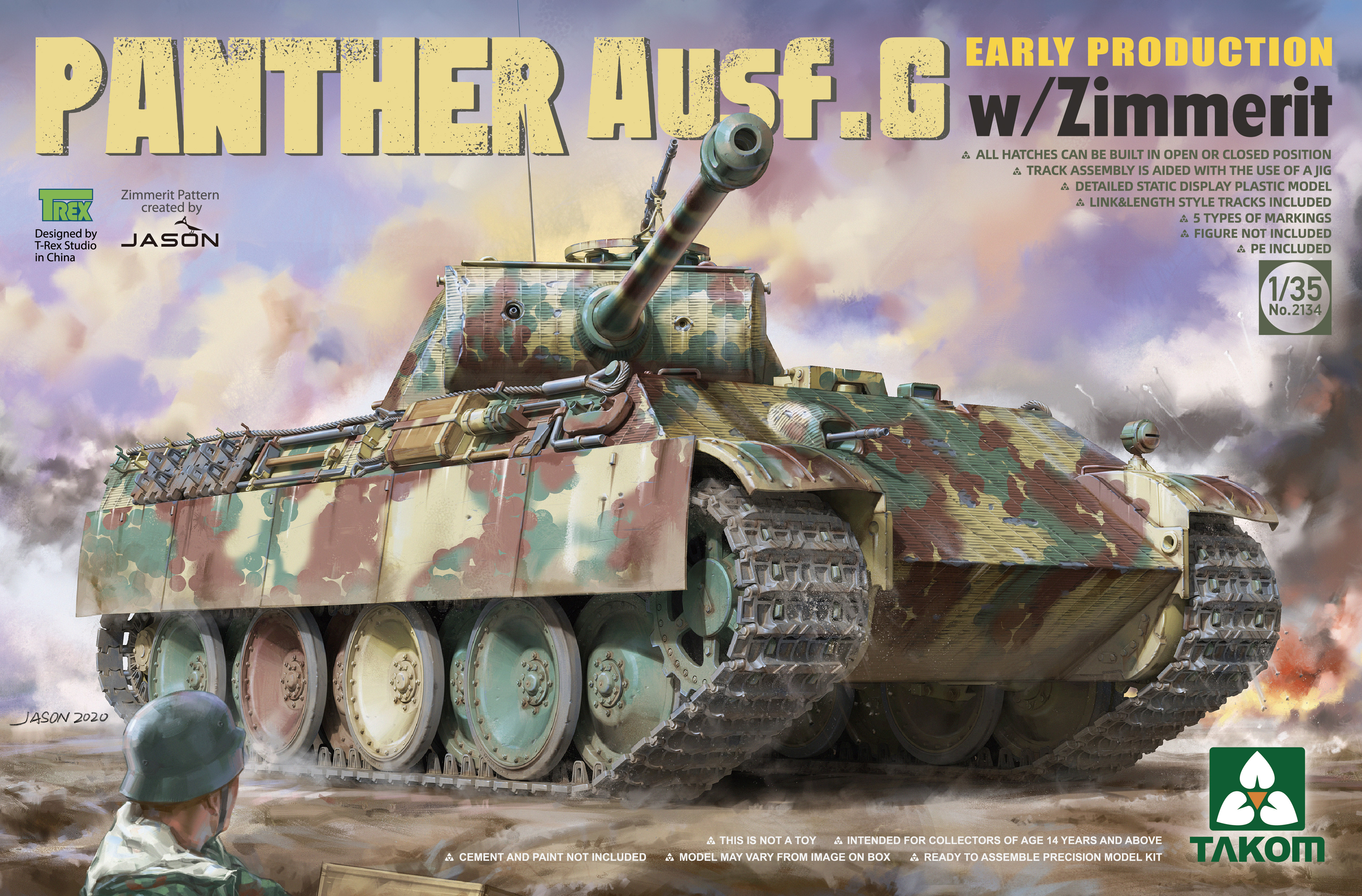 1/35 Panther Ausf.G Early Production with Zimmerit