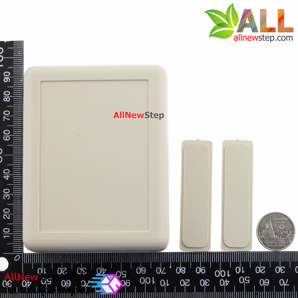 กล่องพลาสติกอเนกประสงค์ สีขาว ขนาด 90x70x28mm