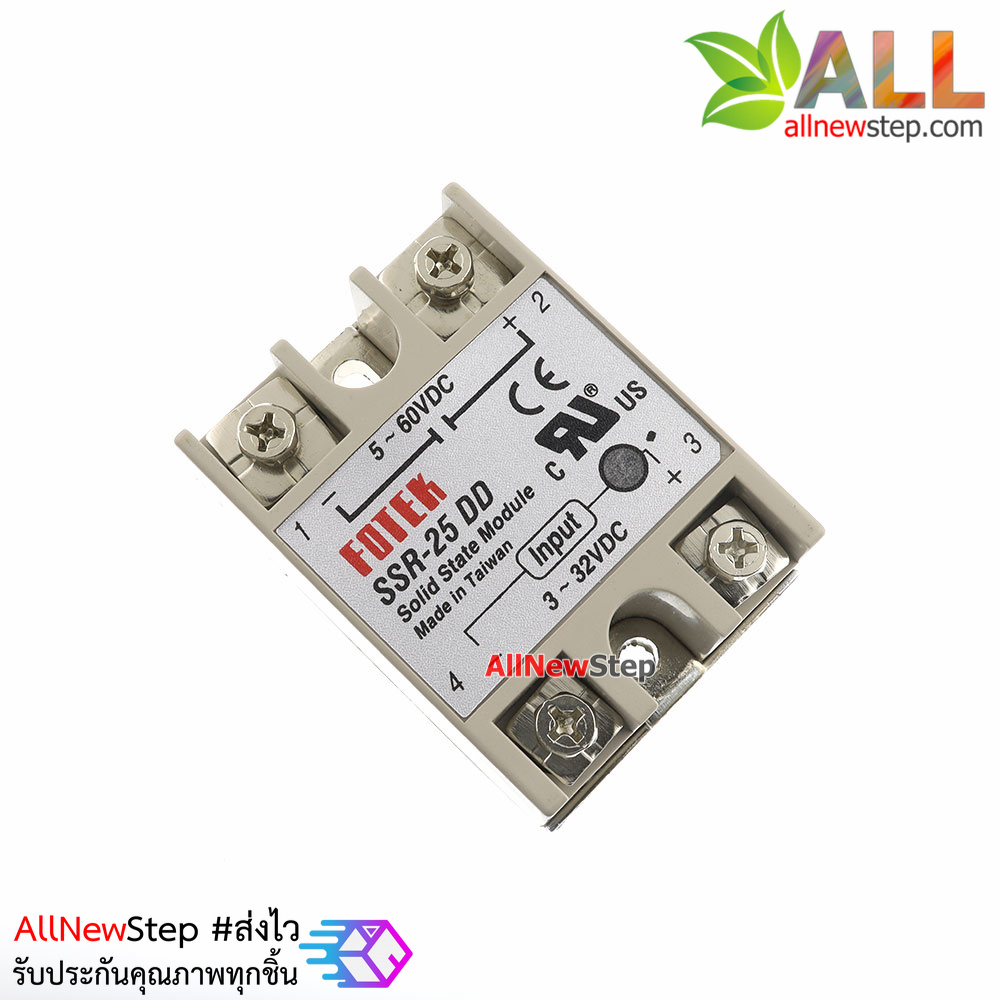 FOTEK 25DD ssr relay รีเลย์แบบไร้สัมผัส 5-60VDC 5A