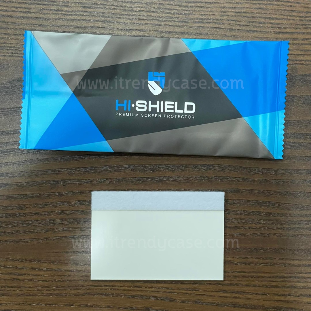 Hishield ชุดทำความสะอาด + ที่รีดฟิล์ม ใช้สำหรับในการติดตั้งฟิล์มมือถือ ใบกำกับภาษี