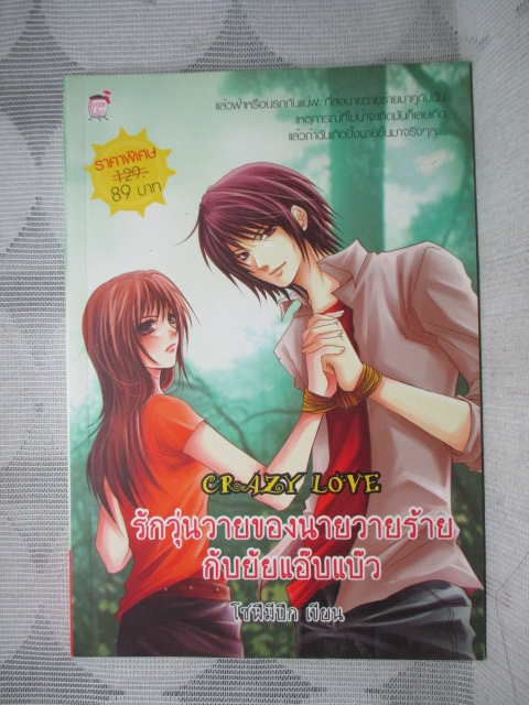 CRAZY LOVE รักวุ่นวายของนายวายร้ายกับยัยแอ๊บแบ๊ว โดย โซฟีมีปีก สนพ.SUGAR RAIN