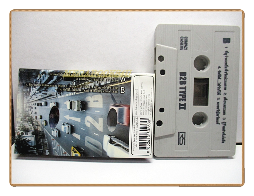 เทปเพลงไทยสากล วงดีทูบี D2B ชุด TYPE II