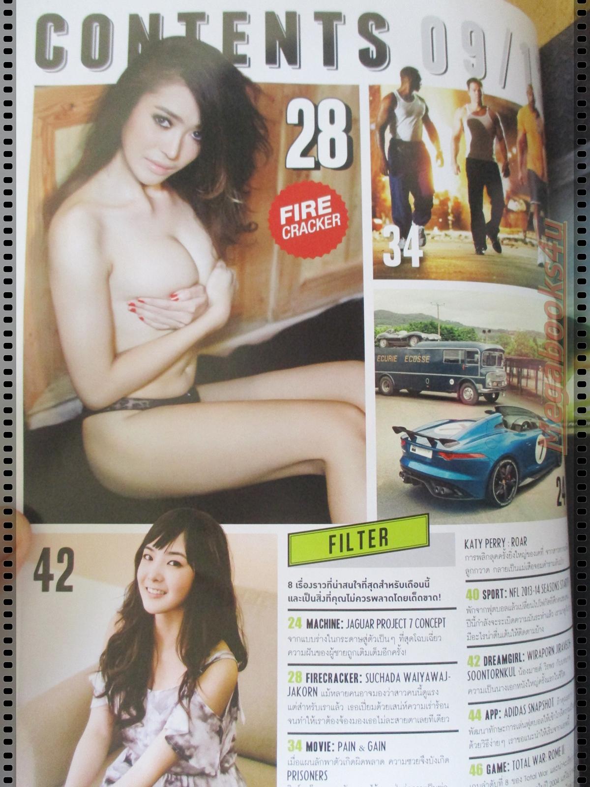 นิตยสารFHM ฉบับ125 ปี2556 นางแบบ ซาร่า
