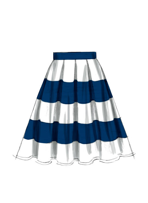 แพทเทิร์นตัดกระโปรง McCalls 6706