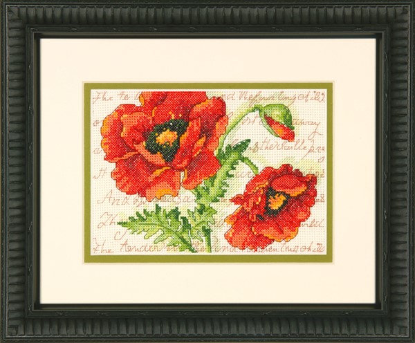 Dimensions ชุดปัก Poppy Pair