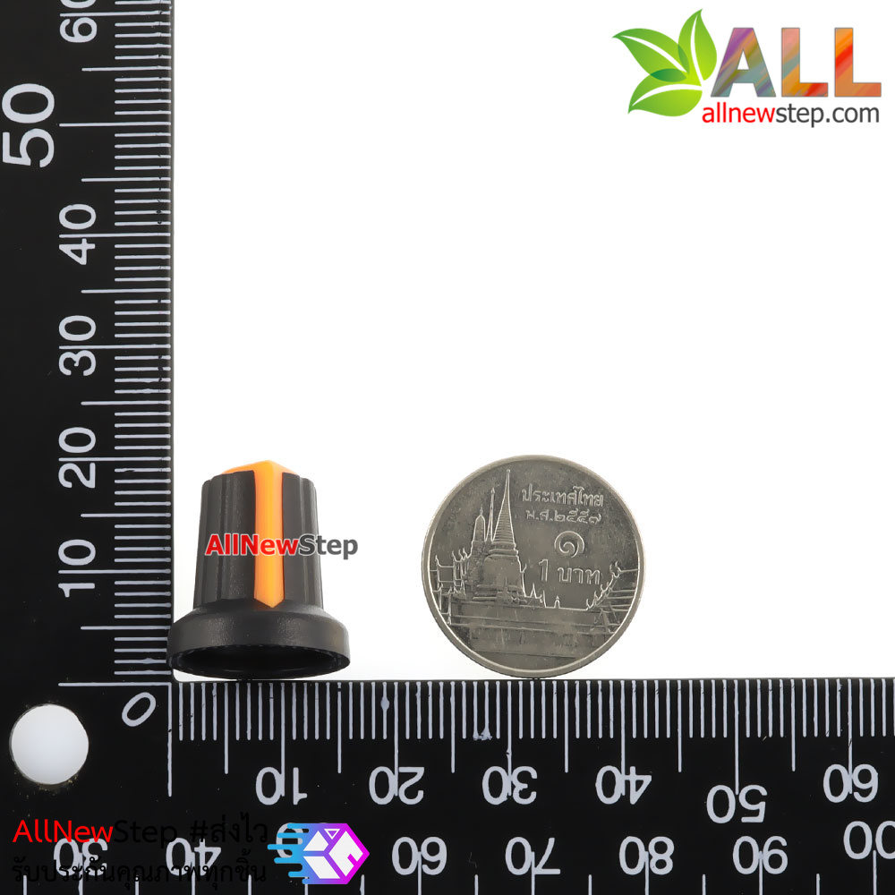 Plastic Knob WH148 Knob Potentiometer Knob Hat จุกหัวหมุนตัวต้านทานปรับค่าได้