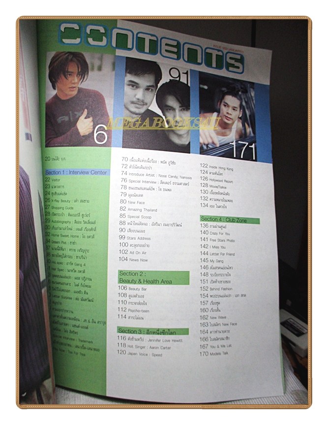 นิตยสารเธอกับฉัน เล่ม362 ปี2542 สภาพดี ปก มอส ปฏิภาณ