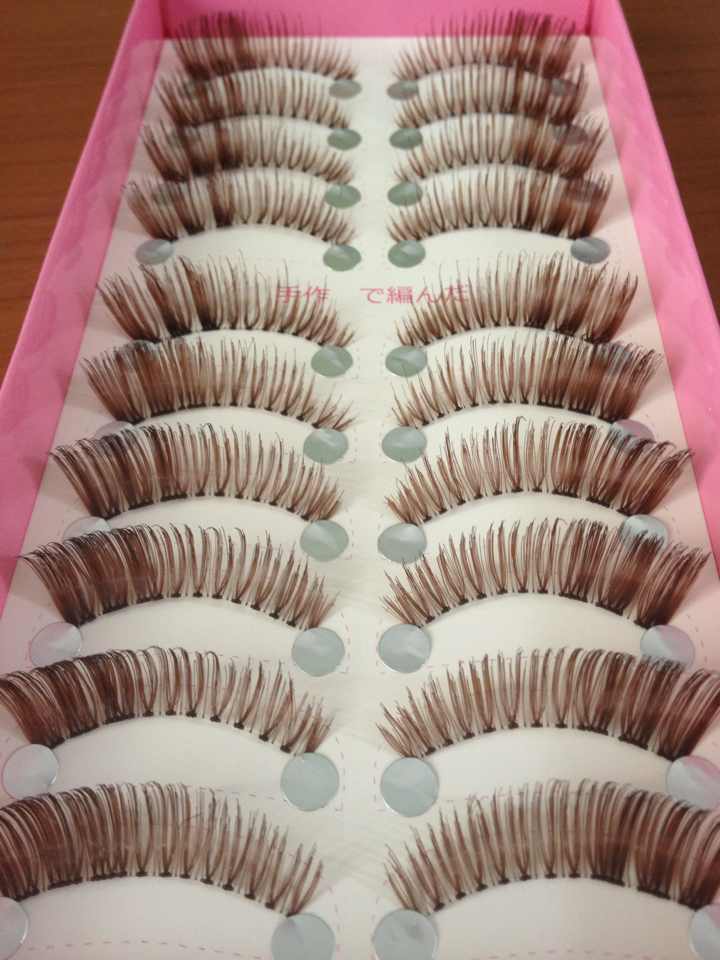 K-1 ขนตาเอ็นใส สีน้ำตาล(ราคาส่ง)ขั้นต่ำ 15 เเพ็ค คละเเบบได้