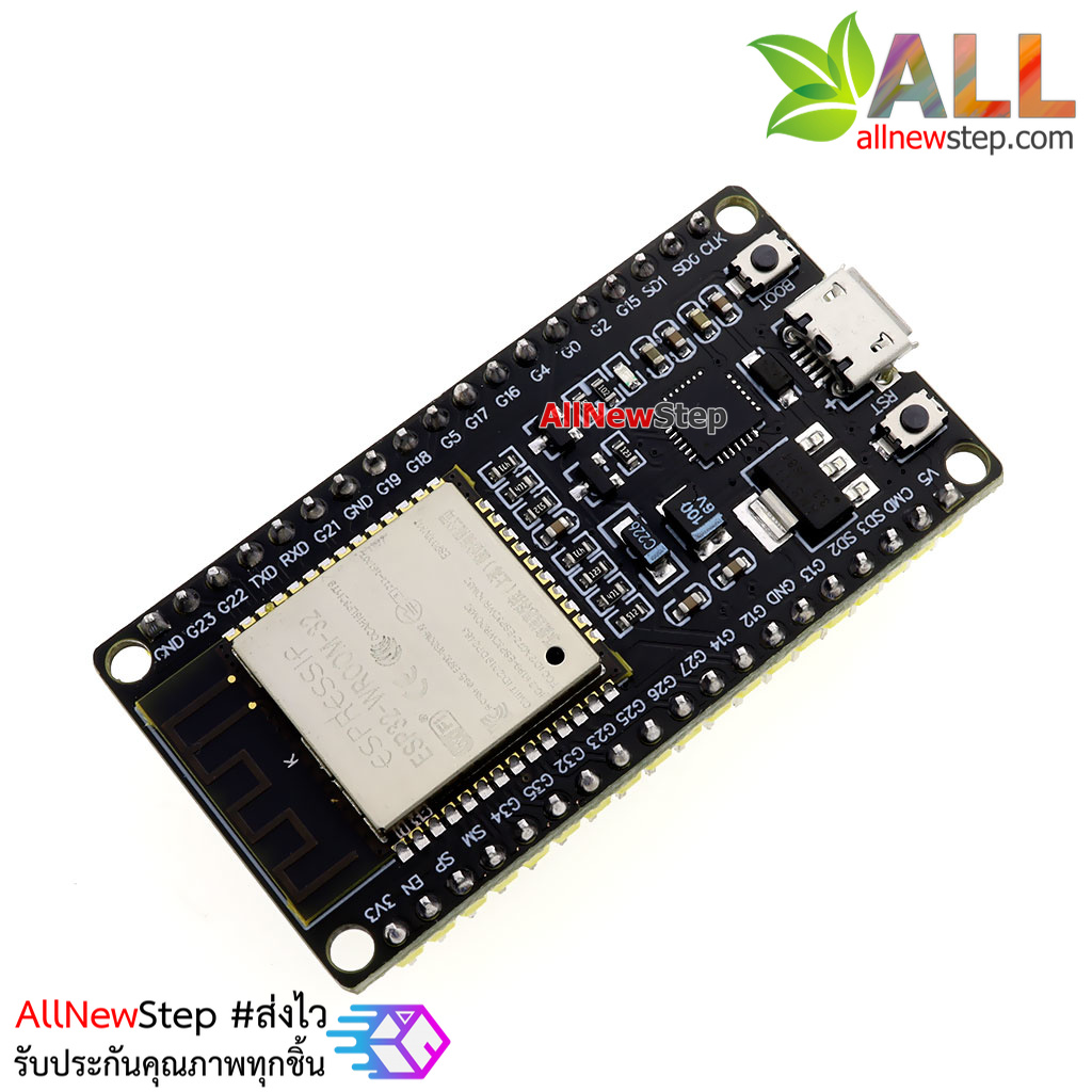 บอร์ด ESP32 NodeMCU Goouuu ESP32 DEVKIT Wi-Fi and Bluetooth แบบ 38 ขา