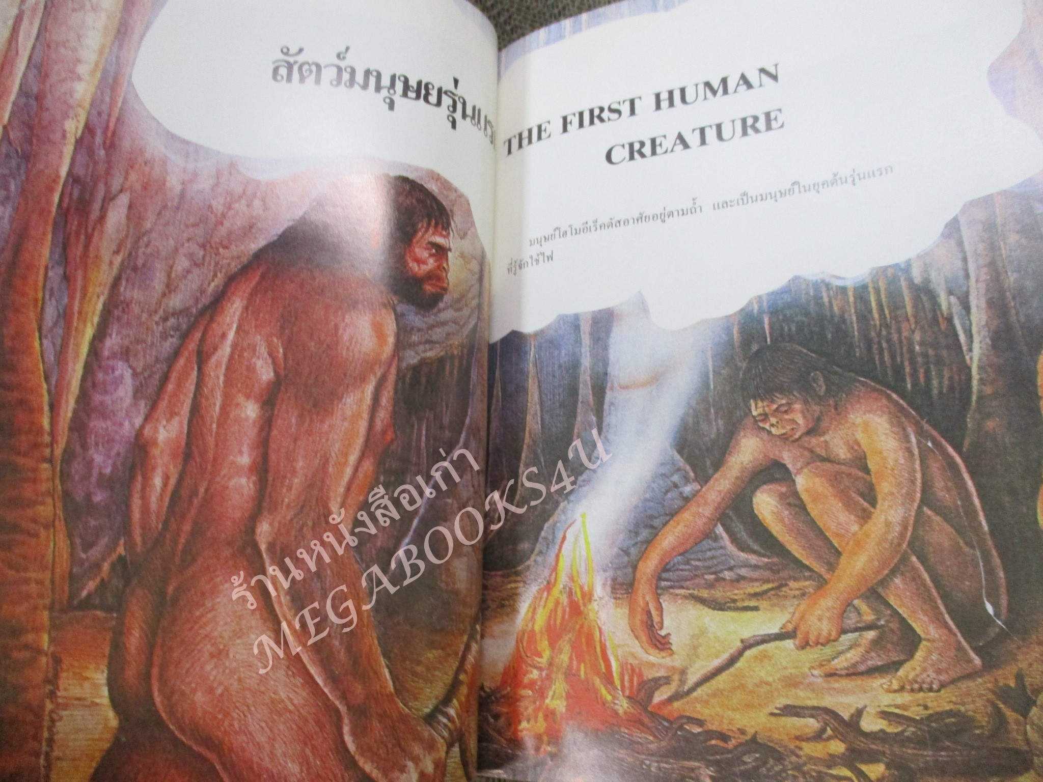 โลกยุคดึกดำบรรพ์ / โรงเรียนส่งเสริมวิชาชีพฯ / สภาพดี / แผ่นรองปกมีคราบน้ำนิด