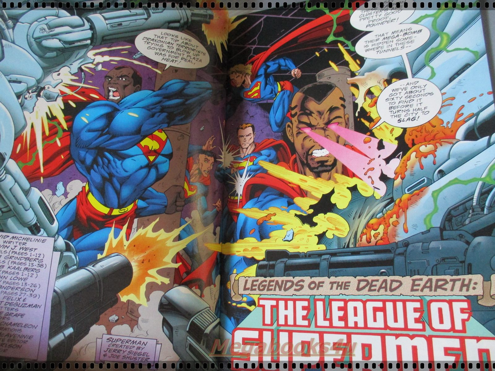 การ์ตูน DC comics การ์ตูนภาษาอังกฤษ ซุปเปอร์แมน SUPERMAN ฉบับที่ 008 ปี2539 ตอน THE LEAGUE OF SUPERMAN