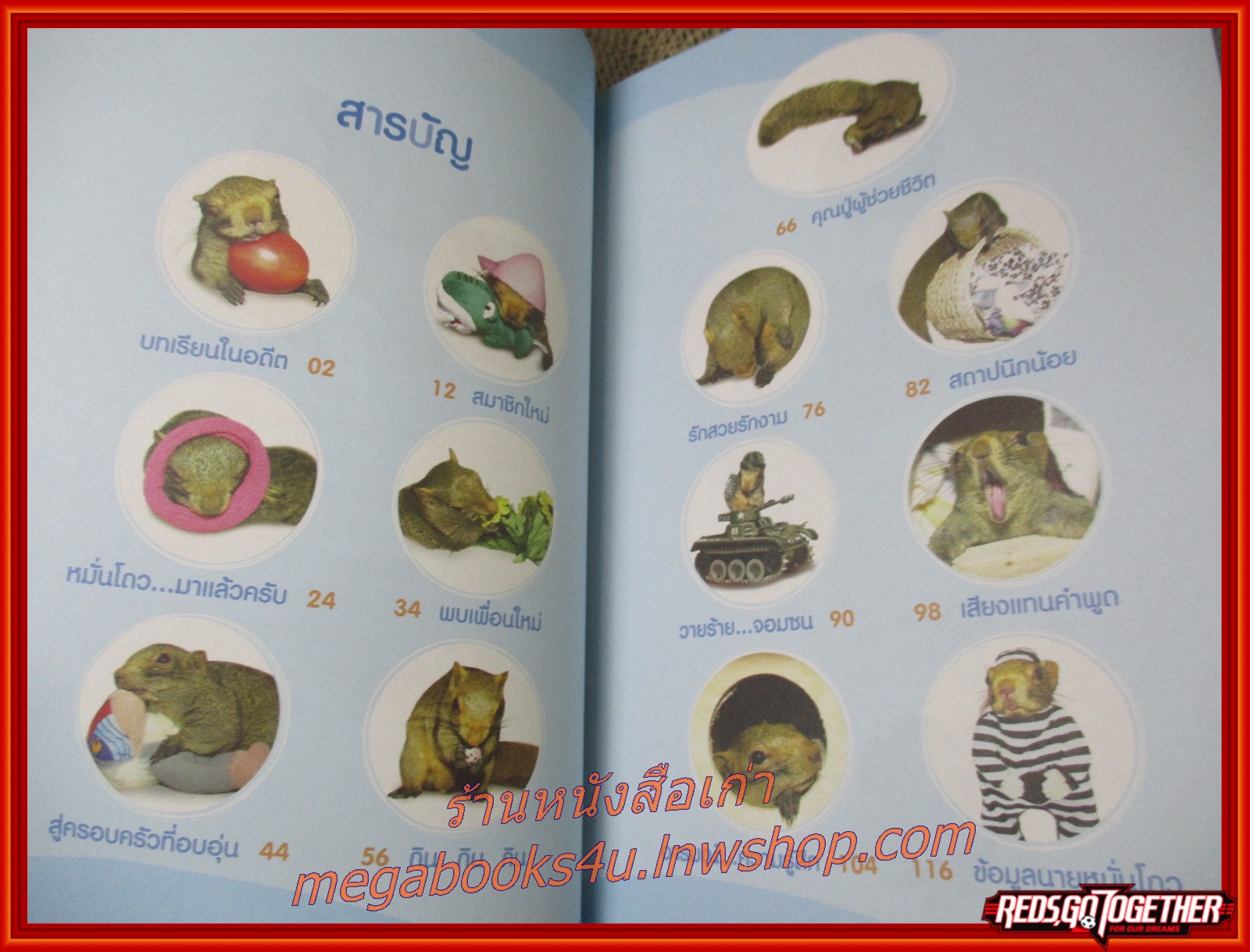 หมั่นโถว...มาแล้วครับ / เริงฤทัย อุดมศิลป์ / ความรักความผูกพันระหว่างคนตัวโตกับเพื่อนตัวเล็ก (กระรอก)