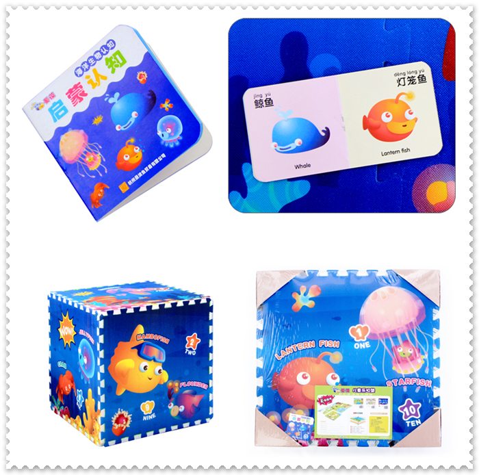 แผ่นรองคลานแบบจิ๊กซอว์ หนา 2 ซม 1 ชุด 6 แผ่น