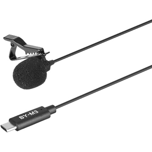BOYA BY-M3 LAVALIER MICROPHONES FOR TYPE-C DEVICES