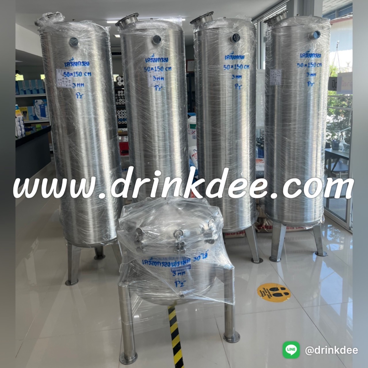 ถังกรองสแตนเลส ขนาด 6-60 นิ้ว