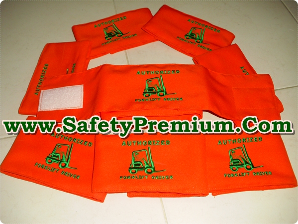 ปลอกแขน Forklift Driver แบบปัก แบบที่ 1