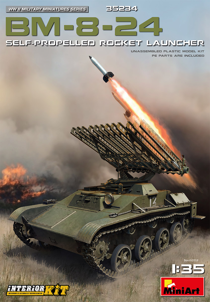 1/35 BM-8-24 SELF-PROPELLED ROCKET LAUNCHER INTERIOR KIT