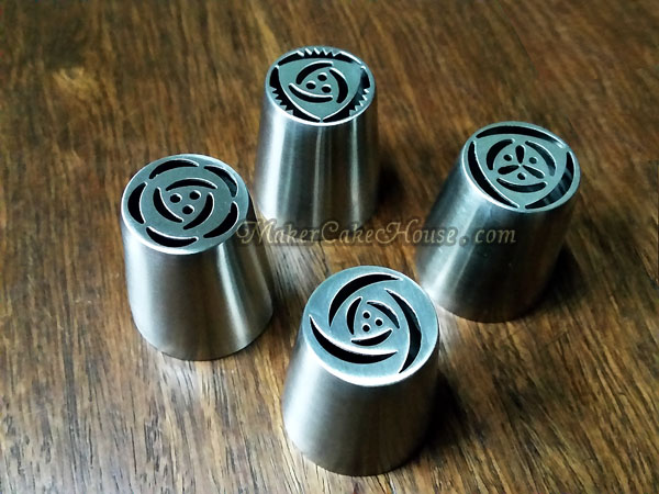 ชุดหัวบีบครีมดอกไม้แบบพิเศษ ( 4 แบบ )