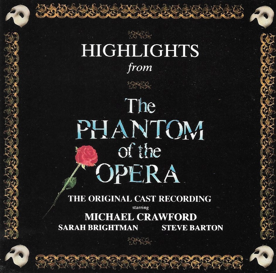 Used CD,The Phantom Of The Opera (A+)(The Original Cast Recording)(Highlights)(Soundtrack)(OST.)(1987)(USA)