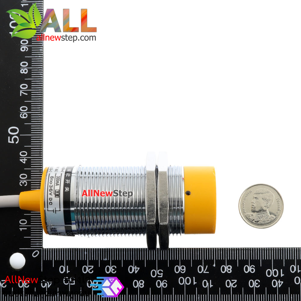 LJ30A3-20-Z/BY PNP Inductive proximity switch sensor เซ็นเซอร์ตรวจจับโลหะระยะสูงสุด 20mm