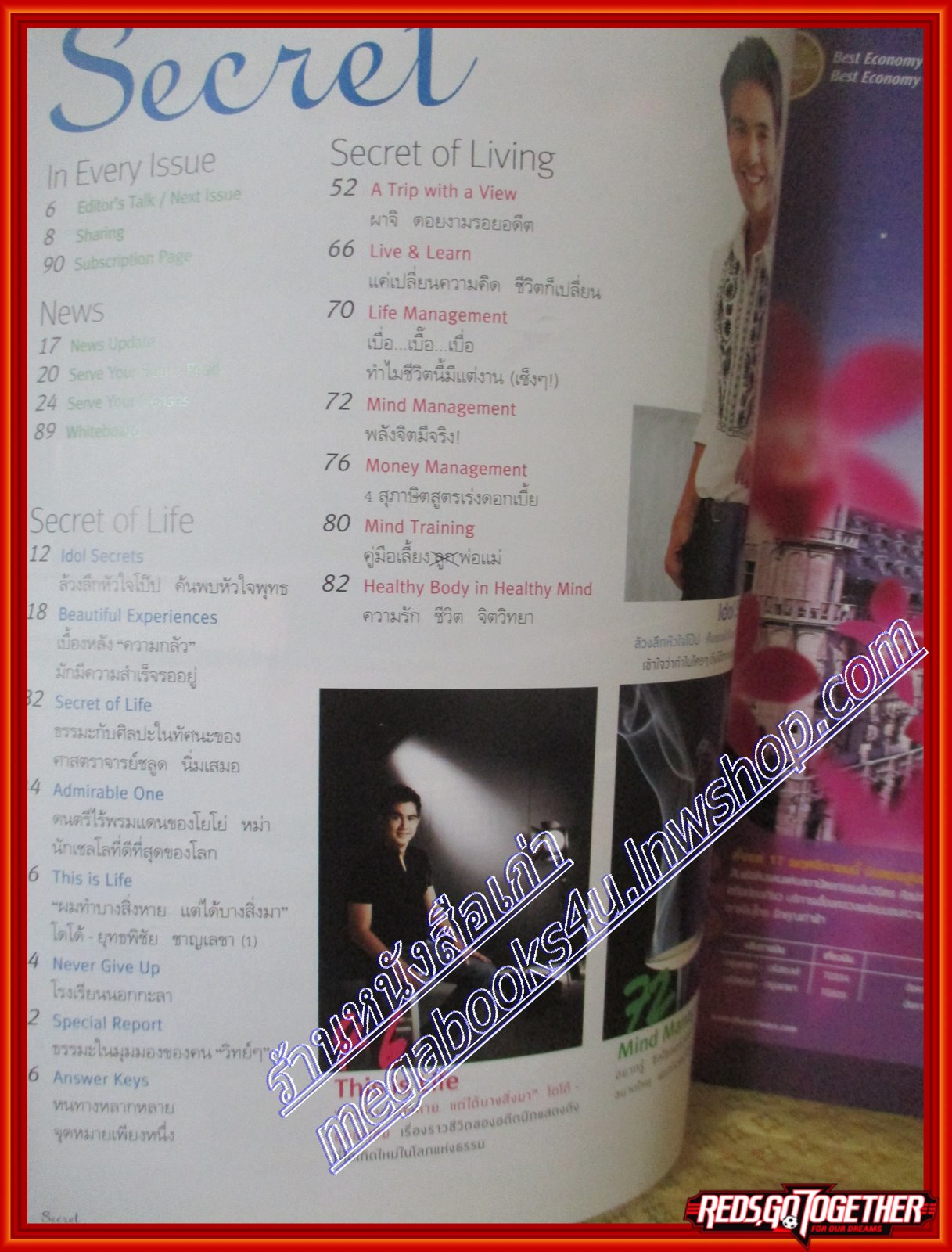 นิตยสารซีเคร็ต นิตยสารSECRET ฉบับที่079 ปี2554 ปก โป๊ป ธนวรรธน์