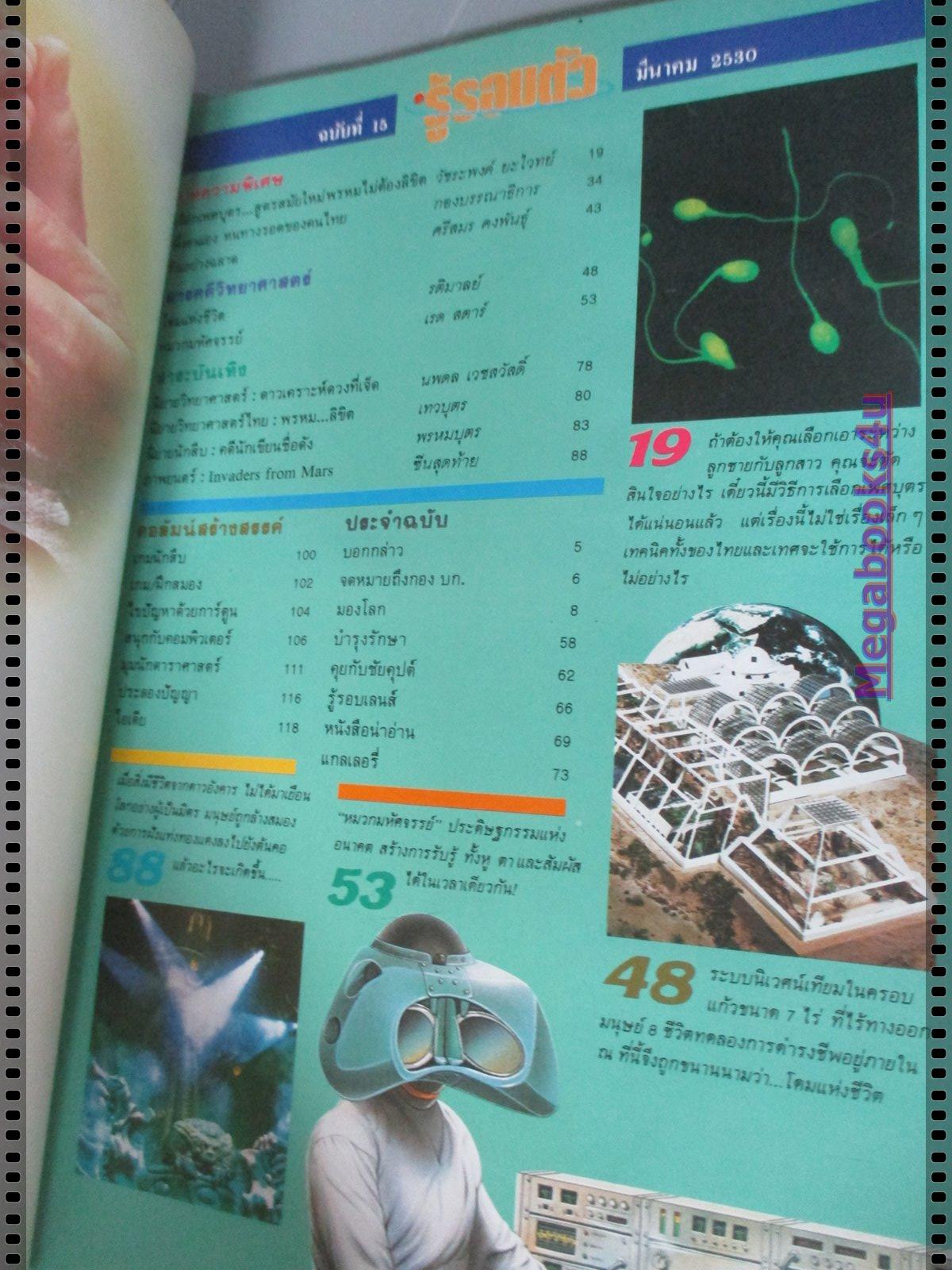 นิตยสารรู้รอบตัว ฉบับที่15 ปี2530