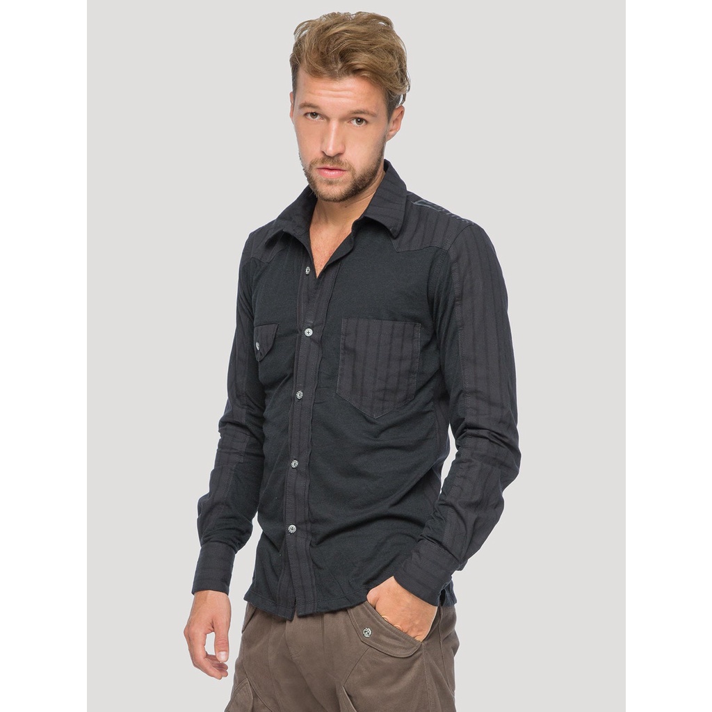 แพทเทิร์นตัดเสื้อคาวบอย เชิ้ตเข้าทรง แต่งบ่า แต่งกระเป๋า