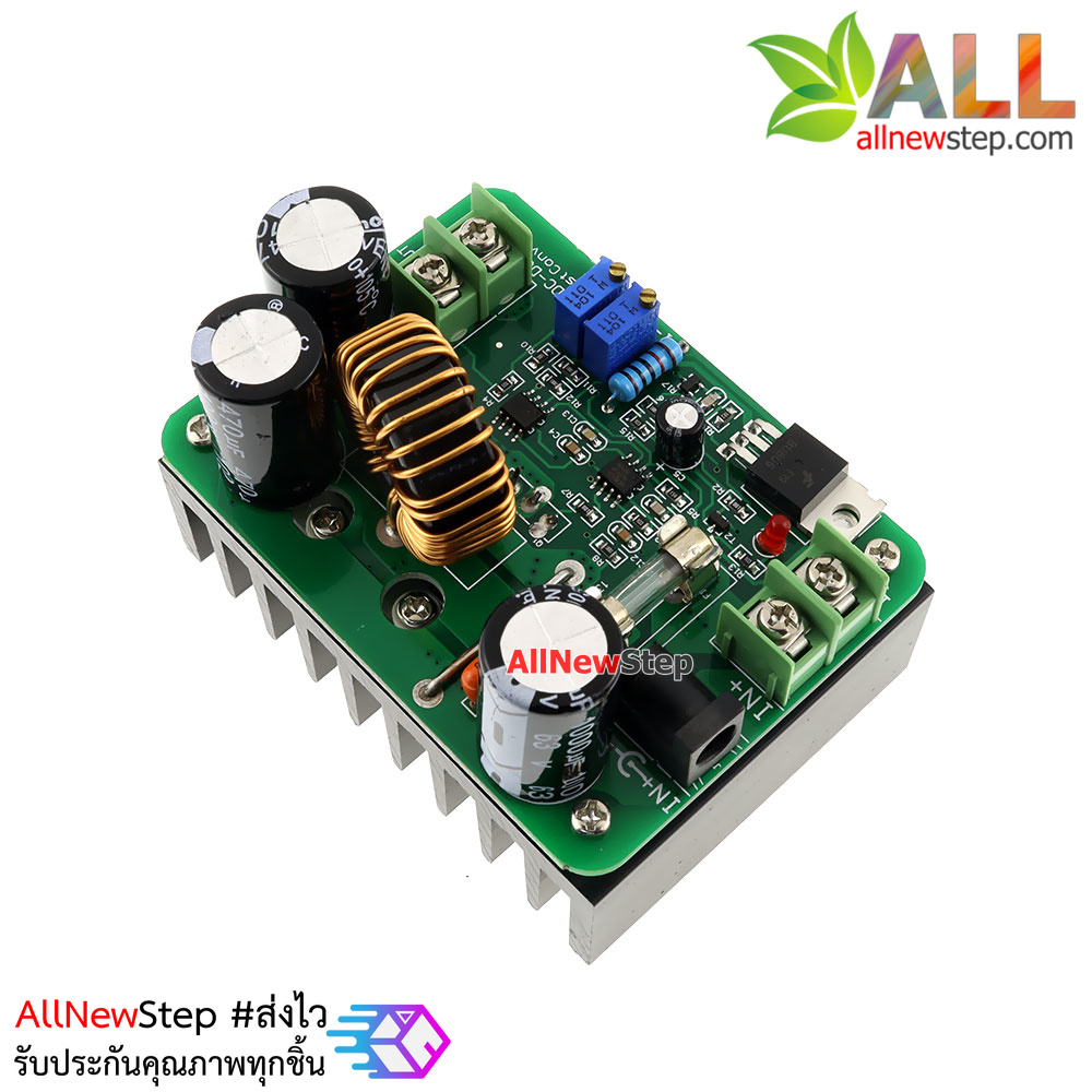 Step Up power boost module 12V ~ 60V to 12V ~ 80V 600W โมดูลแปลงไฟขึ้น 12-60V เป็น 12-80V กำลังสูงสุด 600W