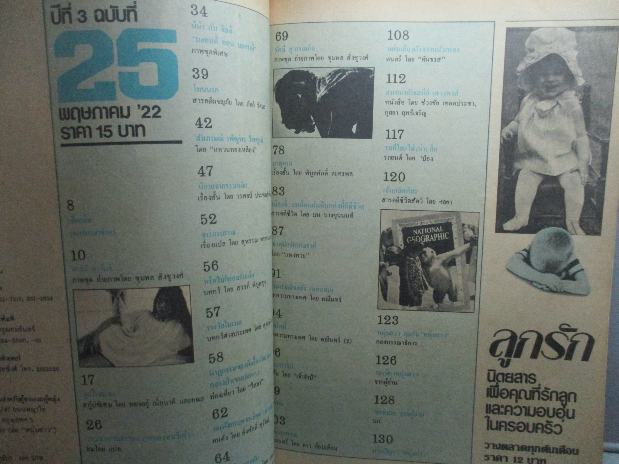 นิตยสารหนุ่มสาว ฉบับ025 ปี2522 อ่าน สัมภาษณ์เพ็ญพร ไพฑูรย์