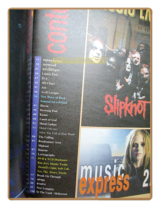 นิตยสารMUSIC EXPRESS ฉบับ222 MAY2004