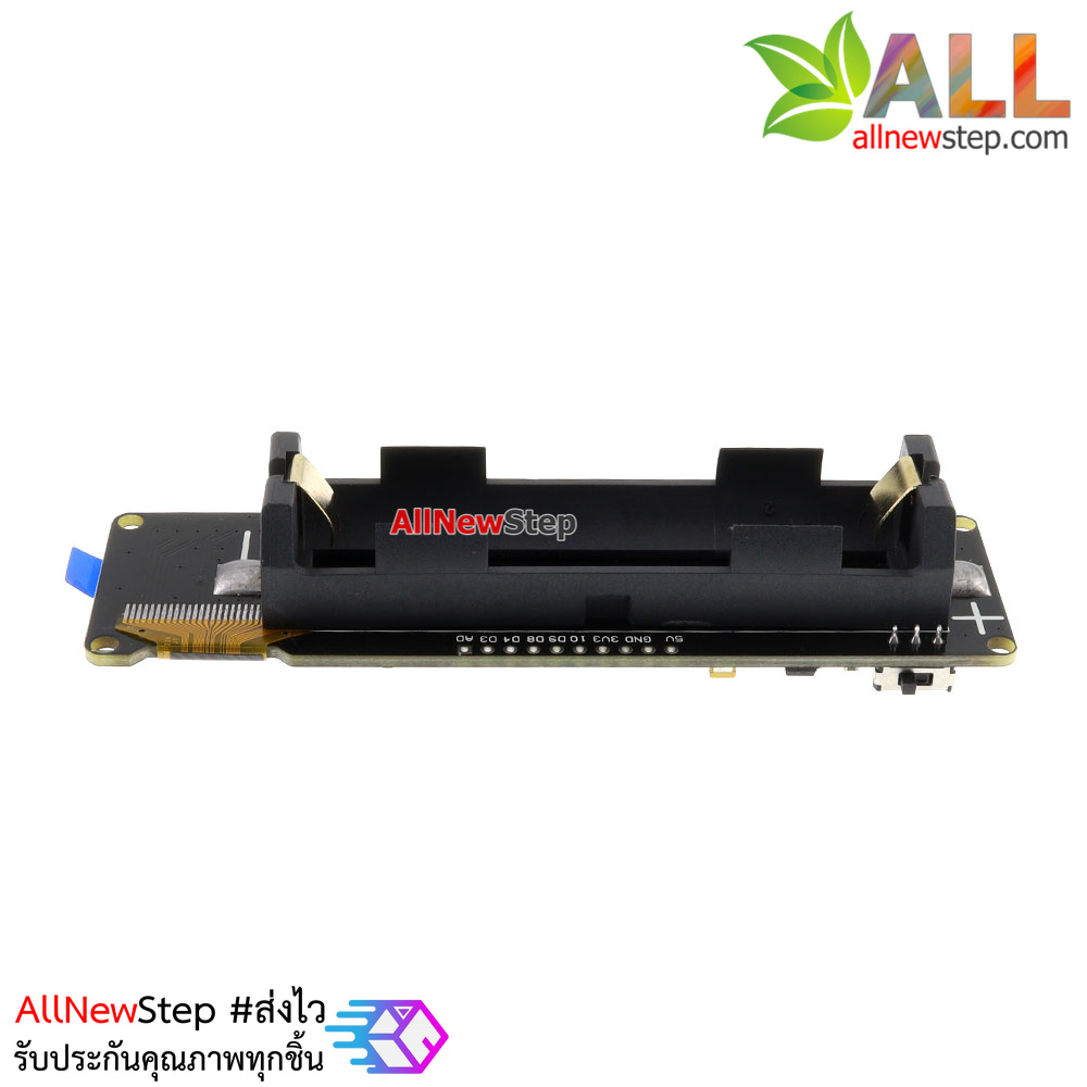 NodeMCU WeMos ESP8266 built-in 0.96 นิ้ว OLED+ Charger 18650 บอร์ด NodeMCU + OLED + วงจรชาร์แบต 18650