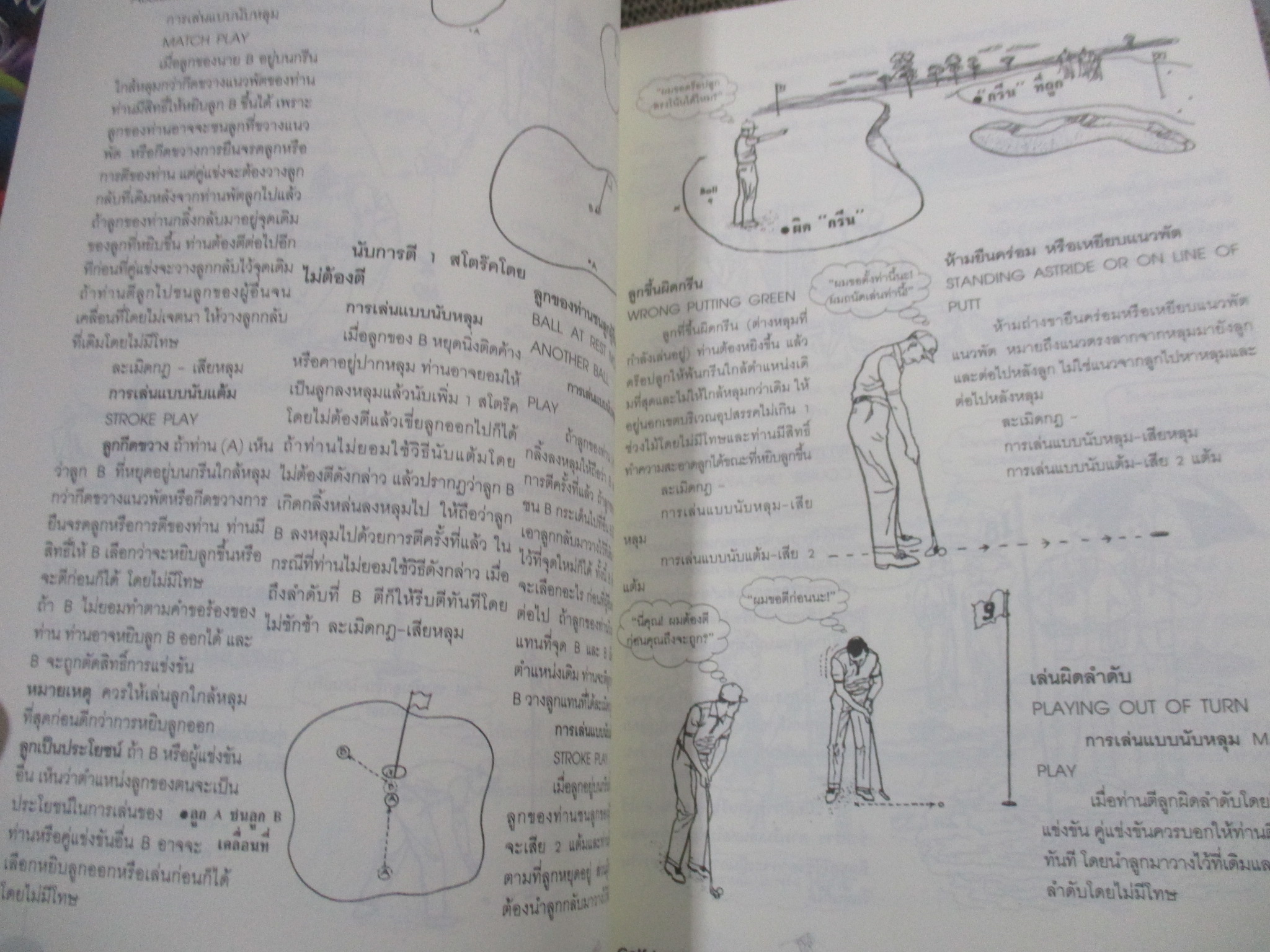 ตำรากอล์ฟ GOLF LESSONS. ILLUSTRATED. โดย สัตยาพร ตันเต็มทรัพย์