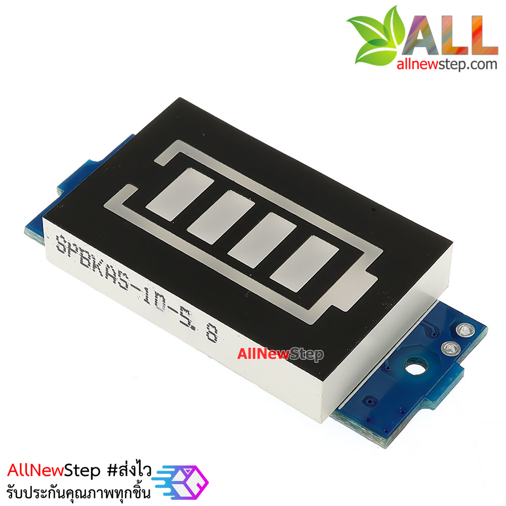 lithium battery power indicator battery level 3.3-4.2V โมดูล วัดระดับแบตเตอร์รี่ li-ion 3.3-4.2V 4 ระดับ