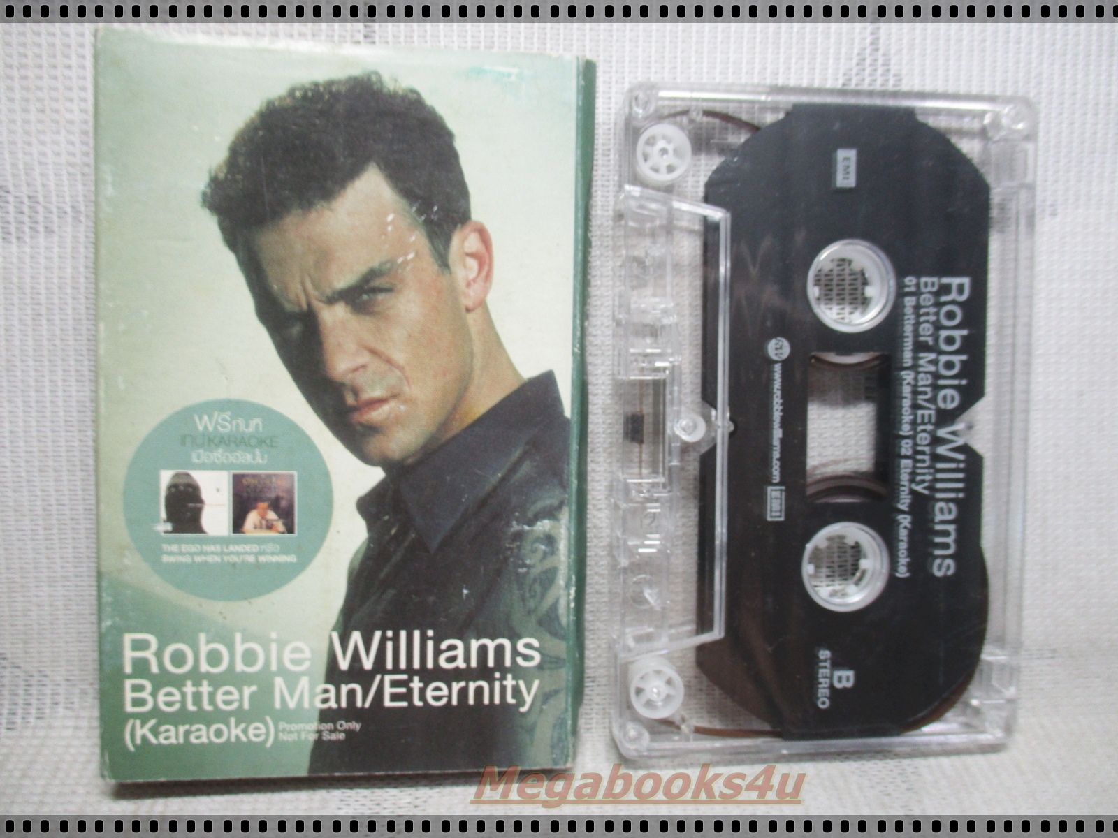 ขายเทปเพลงเก่า ROBBIE WILLIAMS ; BETTER MAN ETERNITY
