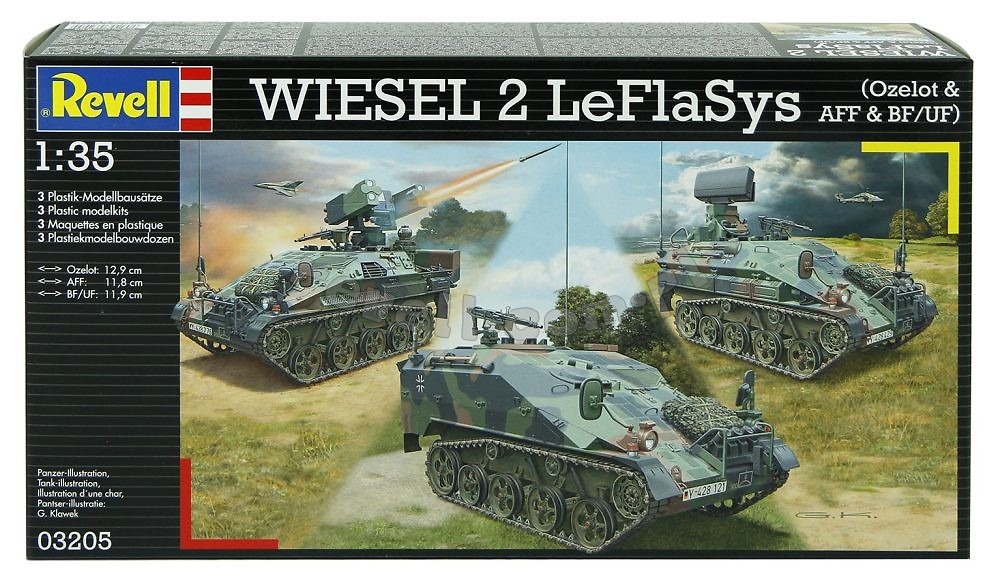 1/35 WIESEL 2 LeFlaSys (Ozelot & AFF & BF/UF)