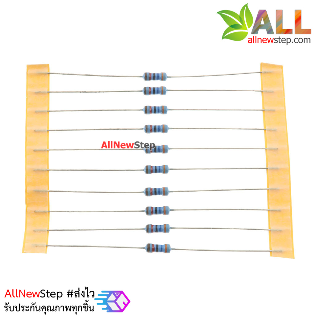 ตัวต้านทาน 36 K 1/4W Metal film 36k 1% จำนวน 10 ชิ้น