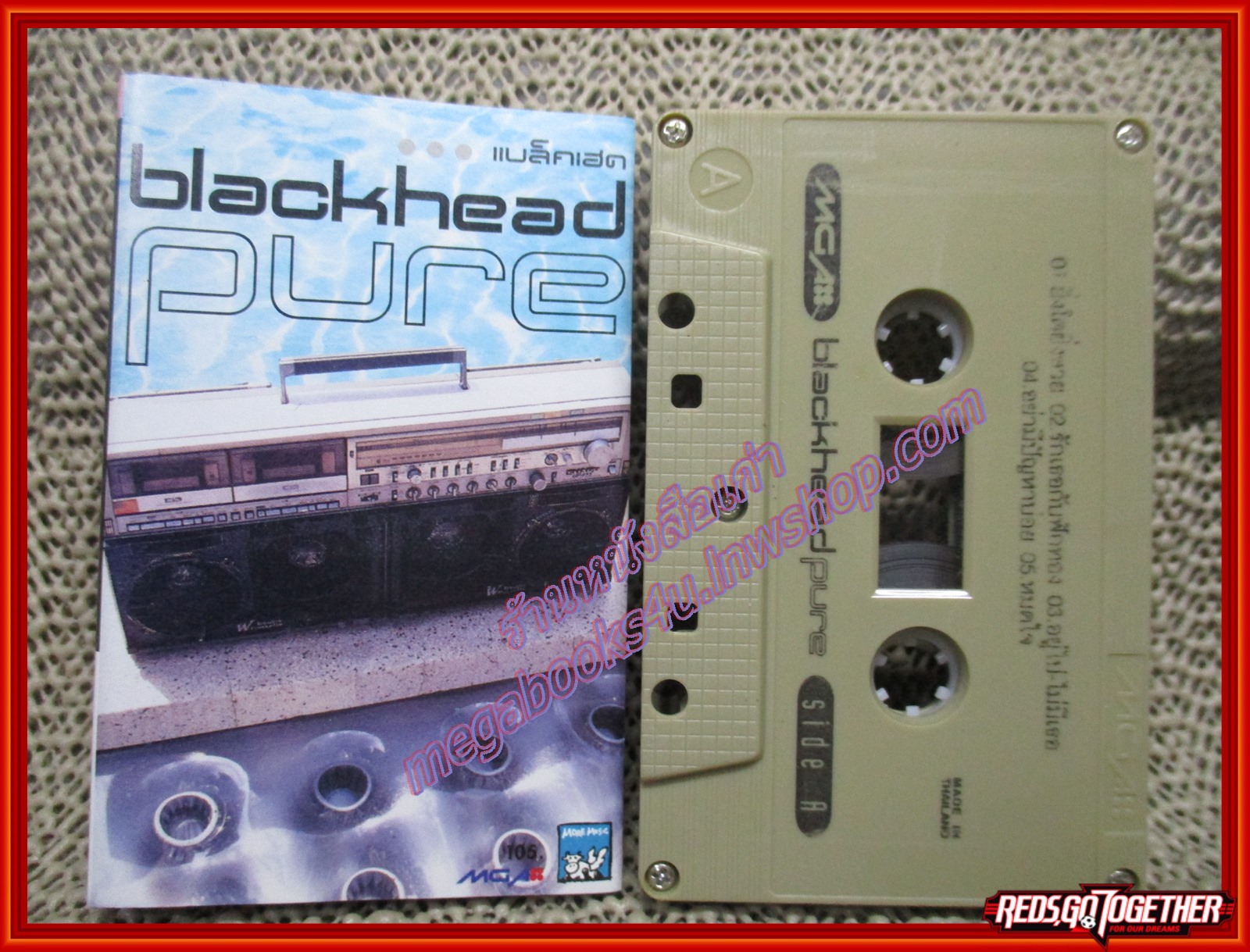 เทปเพลงไทยสากล BLACK HEAD อัลบั้ม PURE สภาพดี
