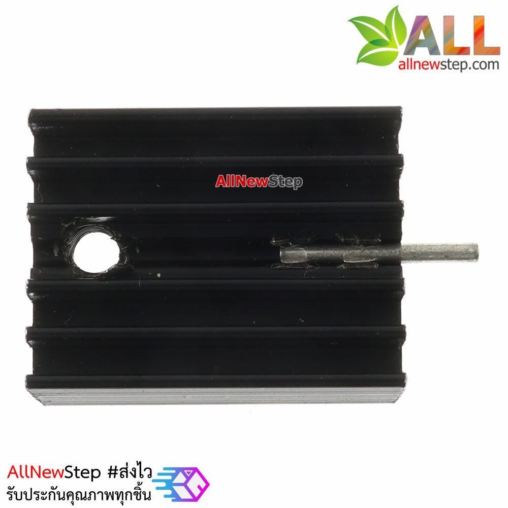 แผ่นระบายความร้อน IC Transistor TO-220 heat sink radiator black with pin 20x15x11mm