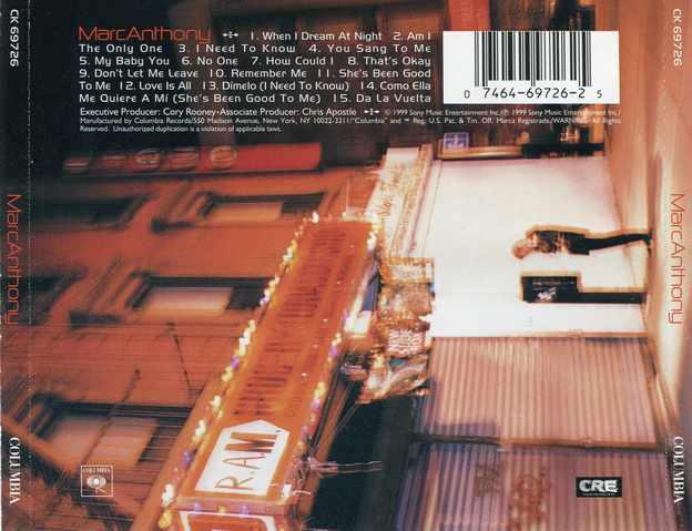 CD,Marc Anthony - Marc Anthony