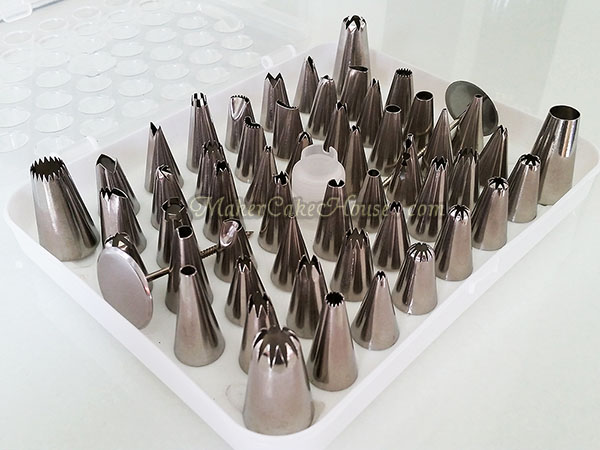 ชุดหัวบีบครีมแต่งหน้าเค้ก 52 หัว